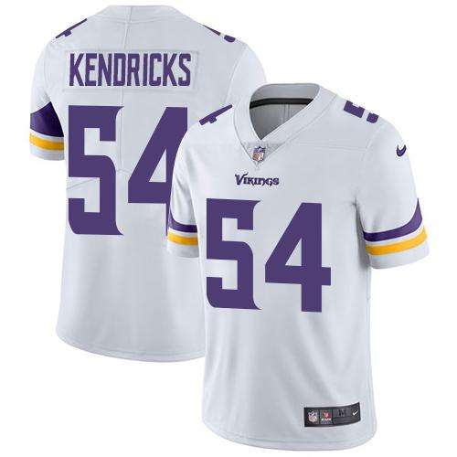 Nike Vikings #54 Eric Kendricks White Men's Stitched NFL Vapor Untouchable Limited Jersey - Click Image to Close